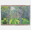Light On White Birch Throw