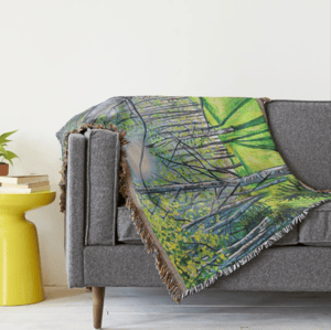 Image of Light On White Birch Throw