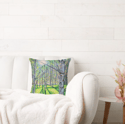 Light On White Birch Throw Pillow