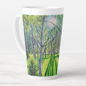 Image of Light On White Birch Coffee Mug