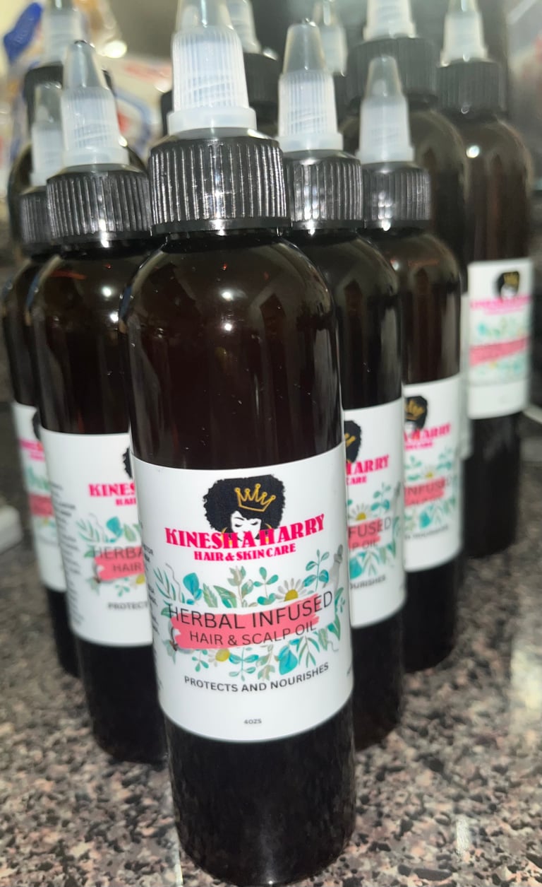 Herbal infused Hair and Scalp oil