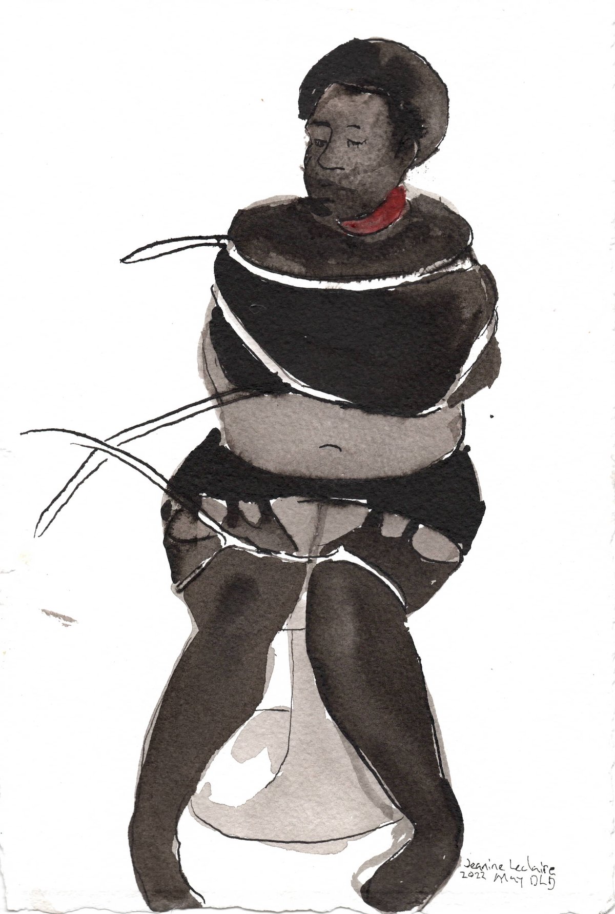 Image of Zip Tied and Waiting