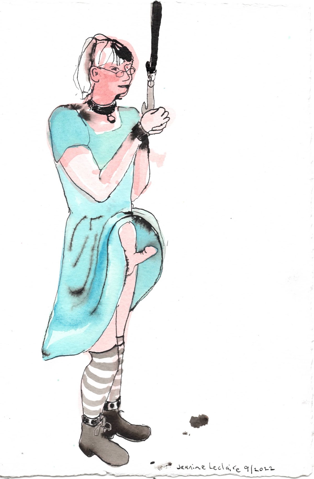 Image of Blue Dress