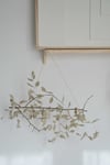 Branche de feuilles beige 