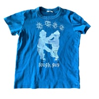 Em+Lu tough guy blueee tee with white print