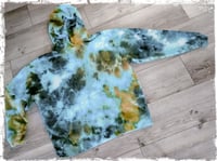 Image 1 of Blue Lagoon- Ice Dyed Hoodie- Men's Large