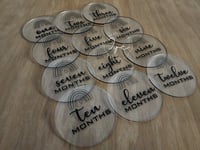 Image 3 of Baby Milestone Discs with Embroidered Draw String Bag