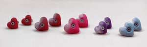 Image of Heart-Shaped Climbing Hold Earrings