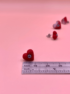 Image of Heart-Shaped Climbing Hold EARRINGS