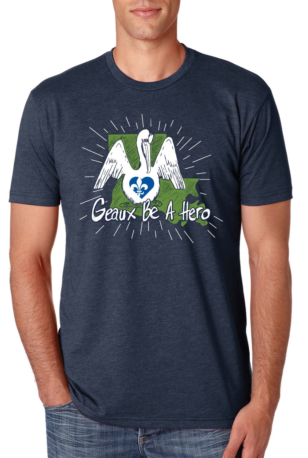 Image of Adult Geaux Be A Hero  Organ Donation Pre Order 