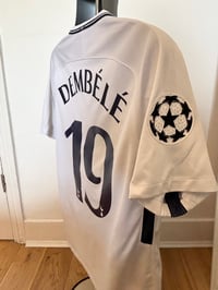 Image 4 of Tottenham Hotspur “DEMBELE 19” 2017/18 Home Shirt + UCL patches, M