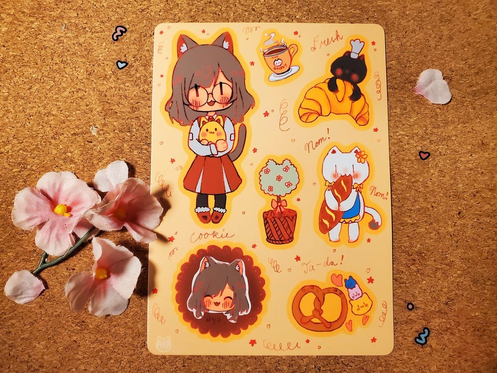 Image of The Bakery sticker sheet