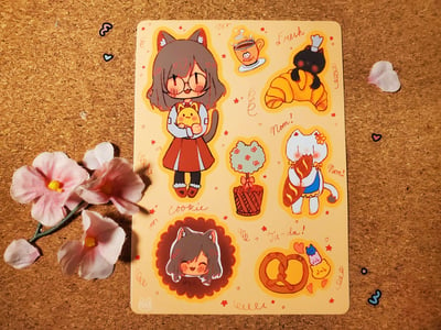 Image of The Bakery sticker sheet