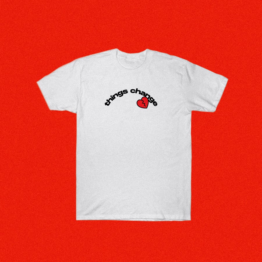 Image of HEARTBROKEN TEE (WHITE)