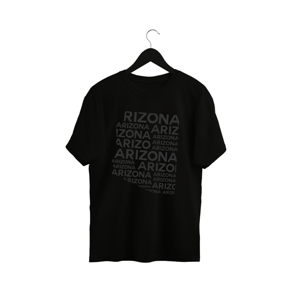 Image of Arizona Spell IT Black Tee Shirt