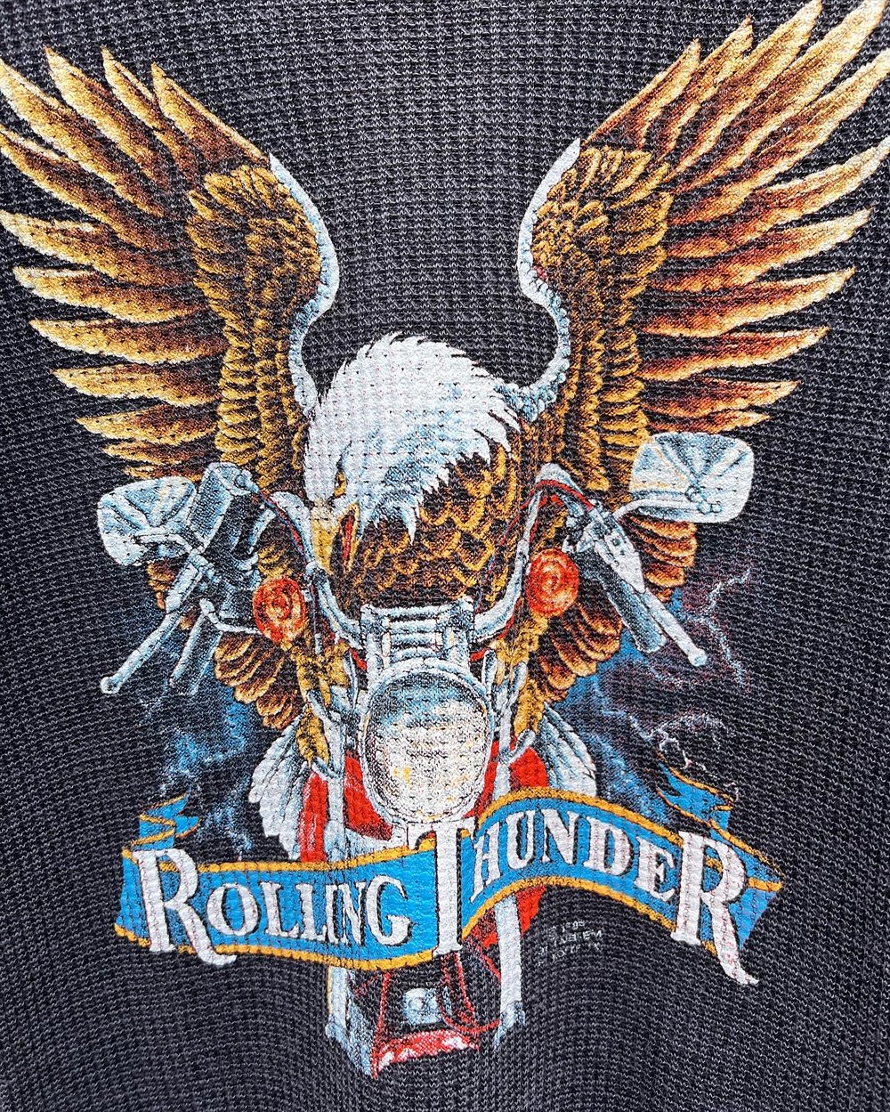 Vintage 3D Emblem Rolling Thunder Harley Thermal (M)