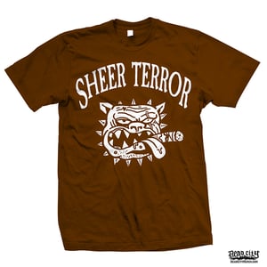 Image of SHEER TERROR "Alpha Dog" Brown T-Shirt