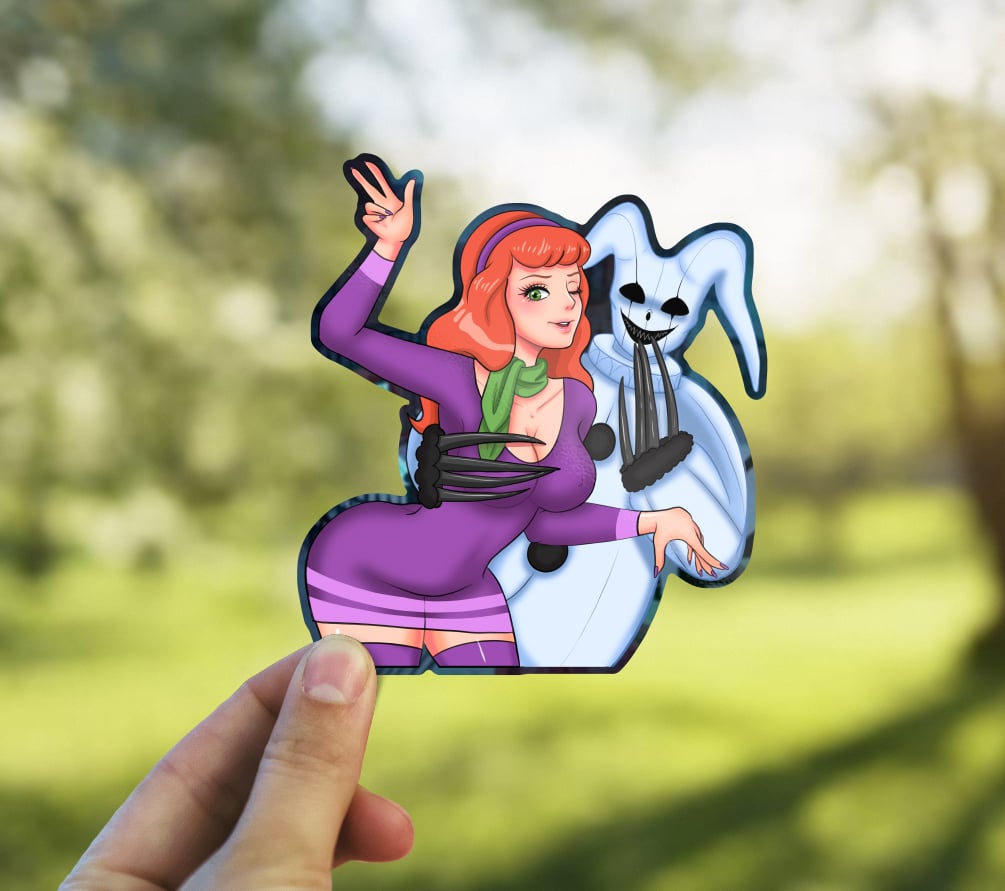 Image of Sexy Daphne and Luna Ghost Sticker 