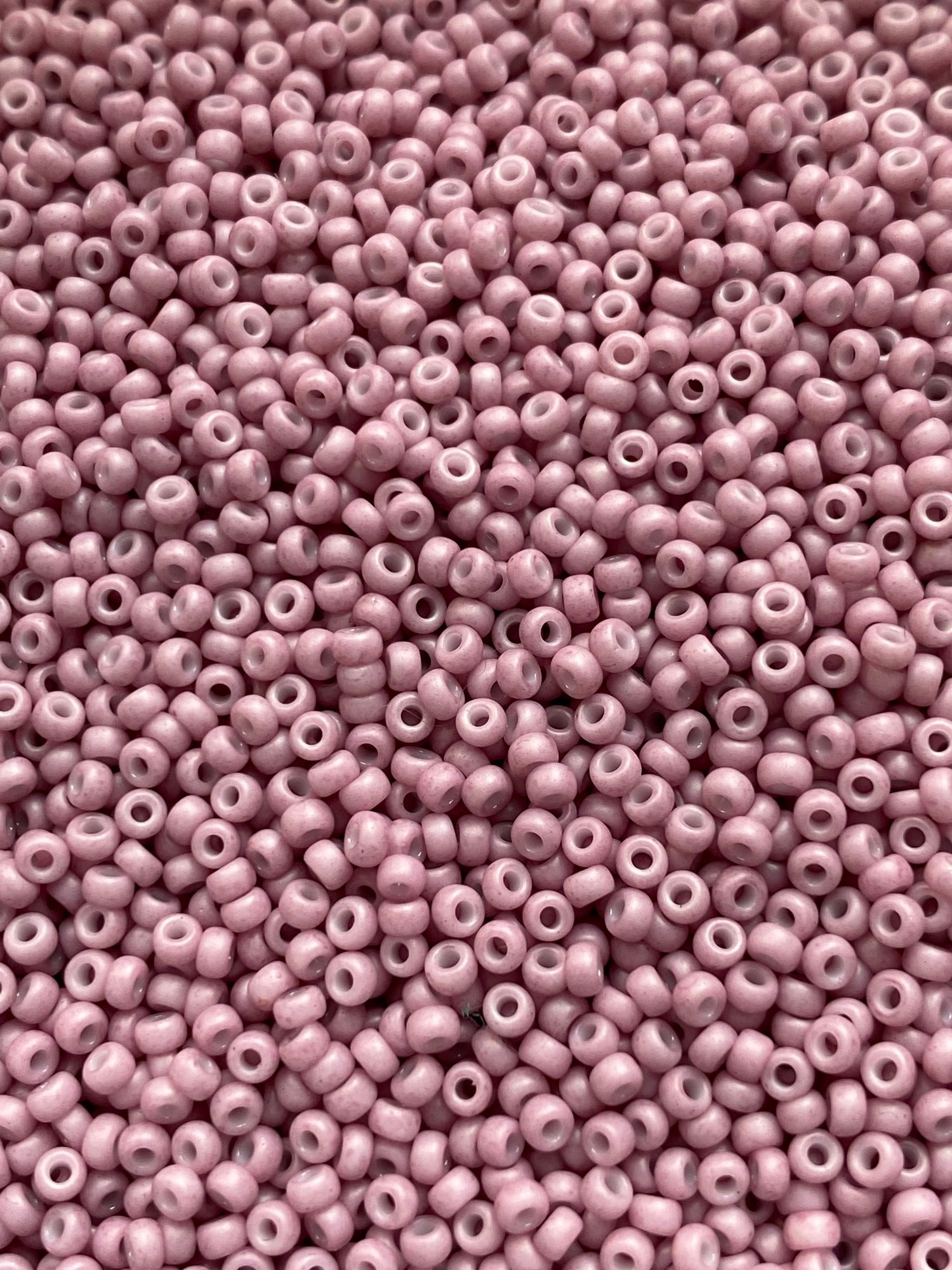 Opaque matte antique rose, Miyuki seed beads 