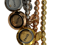 Image 1 of MUSTARD SEED FLOATING CHARM BRACELET