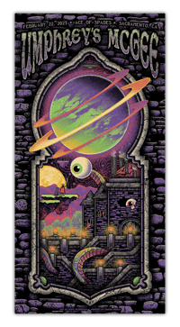 Umphrey's McGee - 2/22/23 Event Poster - Sacramento, CA - Paper Edition