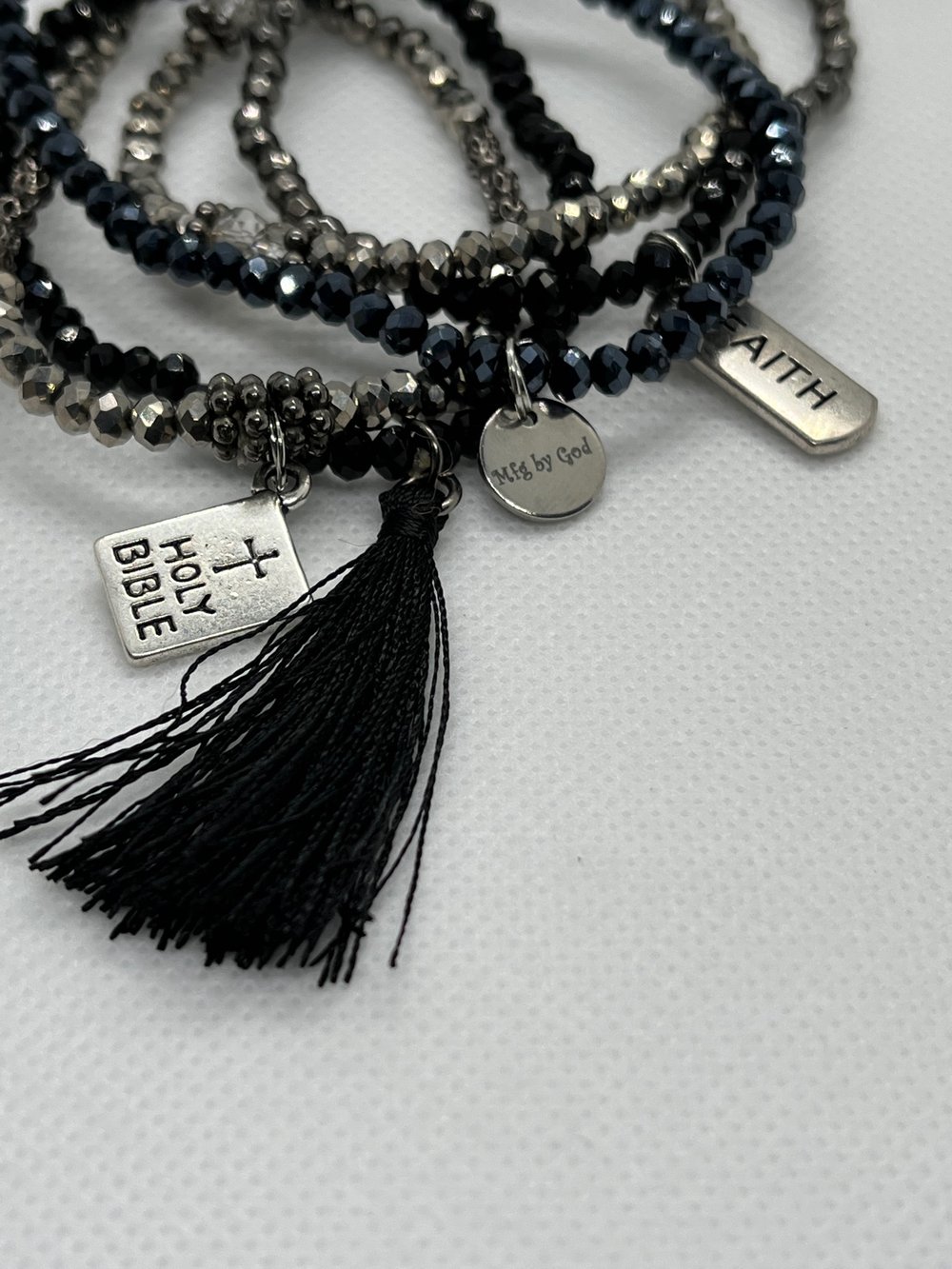 Image of FAITH HOLY BIBLE BEAD BRACELET