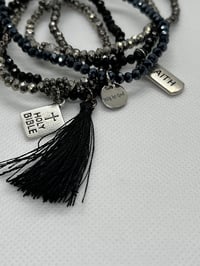 Image 1 of FAITH HOLY BIBLE BEAD BRACELET