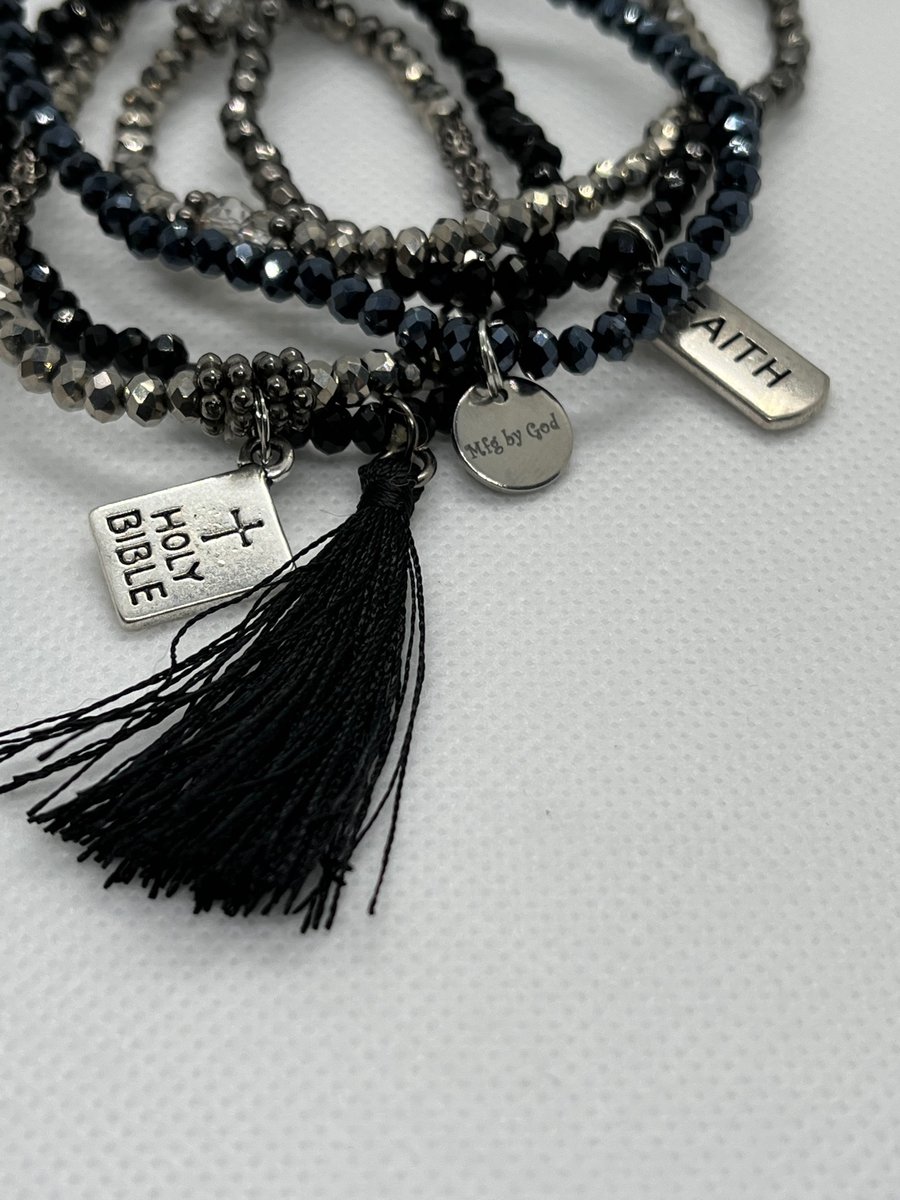 Image of FAITH HOLY BIBLE BEAD BRACELET