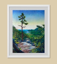 Image 3 of High Coast | Original oil pastell drawing | 30x40 cm