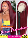 Burgundy Lace Front Wigs Human Hair Straight 99j 13x4 Hd Transparent Lace Front Wig Red Wigs 100%Hum
