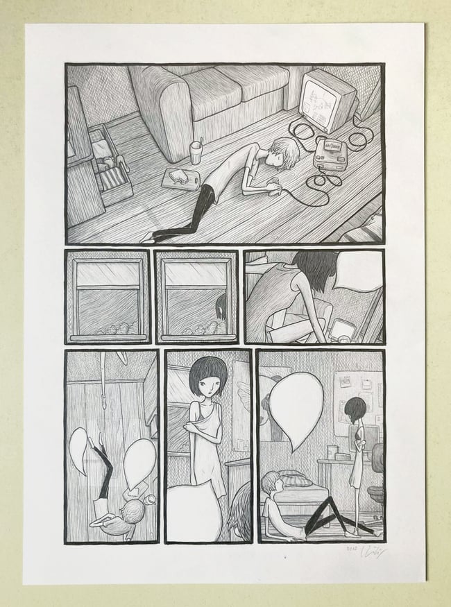 VAKUUM original page "bedroom"