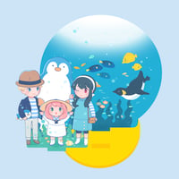 Image 1 of Spy x Family Aquarium Standee