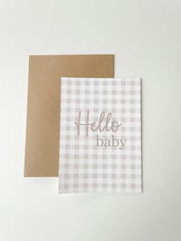 Image 2 of CARTE POSTALE HELLO BABY