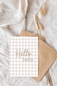 Image 1 of CARTE POSTALE HELLO BABY