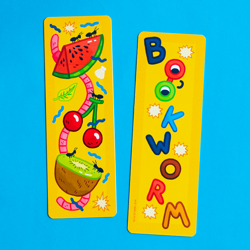 Image of Bookworm - Bookmark
