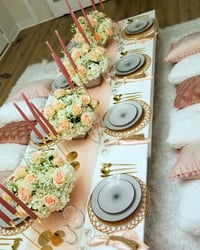 Image 1 of 20cm Low silk flower centerpieces 