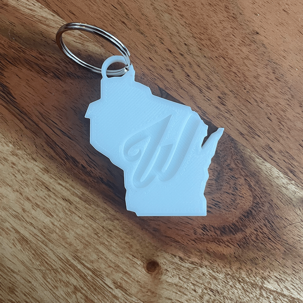 Image of Wiscy Keychain Fob IN 3 COLORS