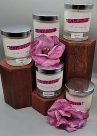 Image 2 of Medium clear glass jar scented candle