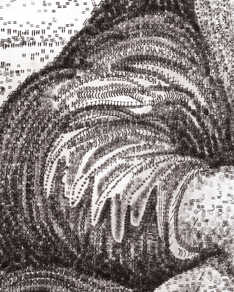 Image of Large Limited Edition of 49 Mona Lisa, A2 (59.4cm x 42cm)