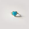 Sleeping Beauty Turquoise Heart Ring