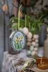 Daffodil Wooden Hanging Decoration 
