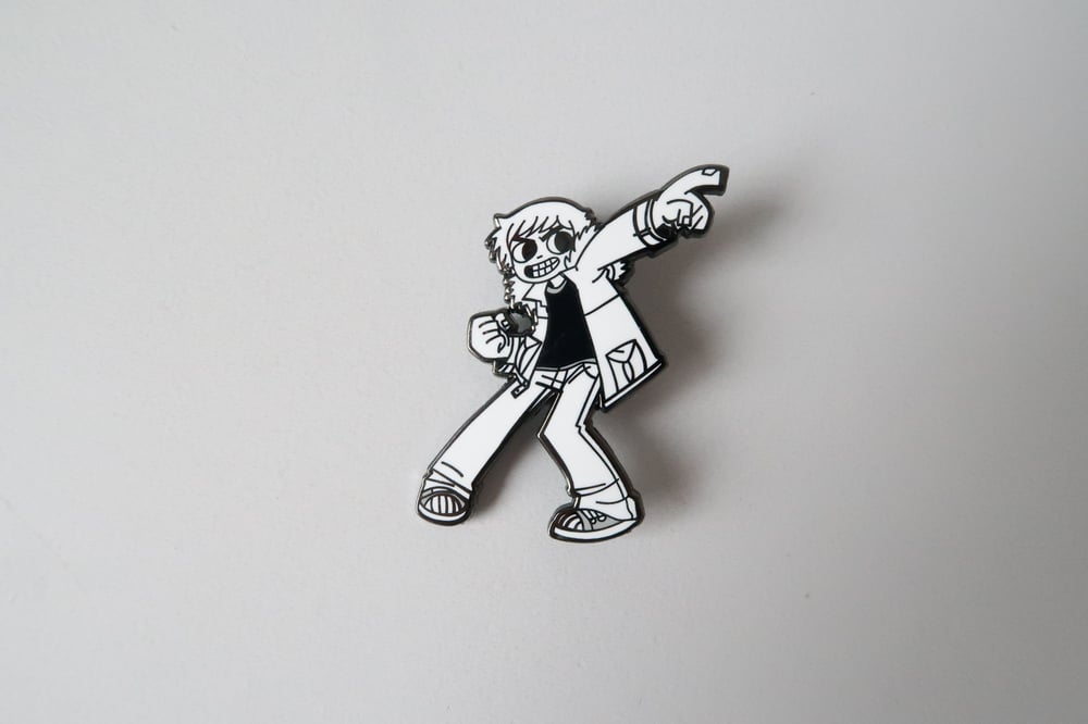 Scott Pilgrim - Black & White Hard Enamel Pin