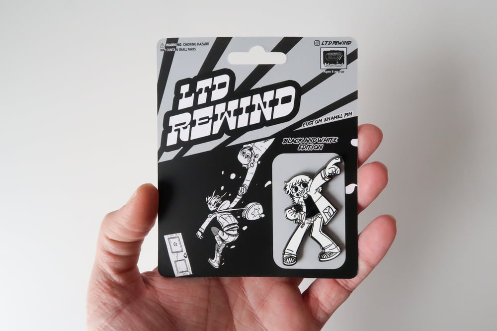 Scott Pilgrim - Black & White Hard Enamel Pin