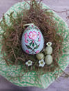 Blossom - Handpainted Ceramic Egg