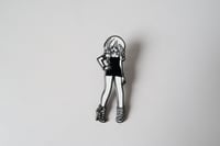 Image 2 of Envy Adams - Black & White Hard Enamel Pin