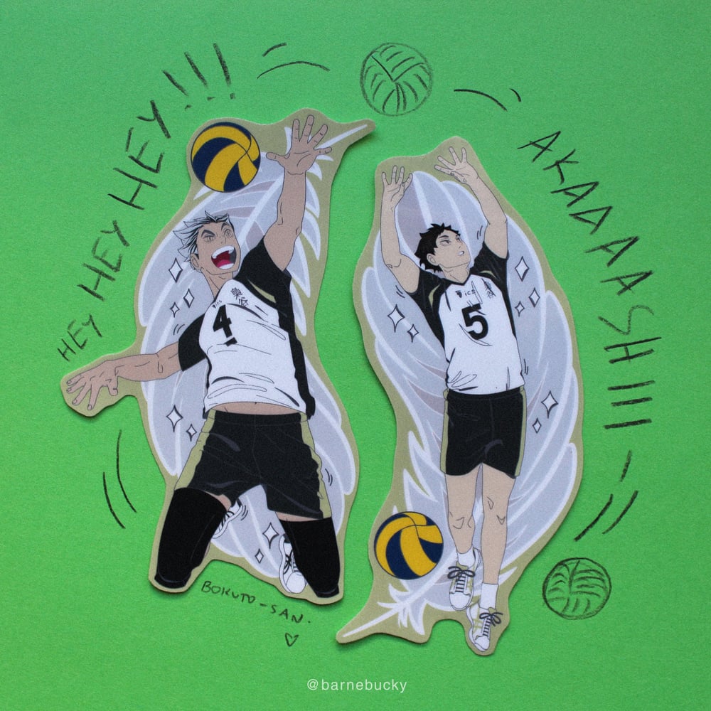 Image of Bokuto & Akaashi [stickers]