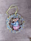 Mr Tibbles Garland - Hanging Wooden Decoration 