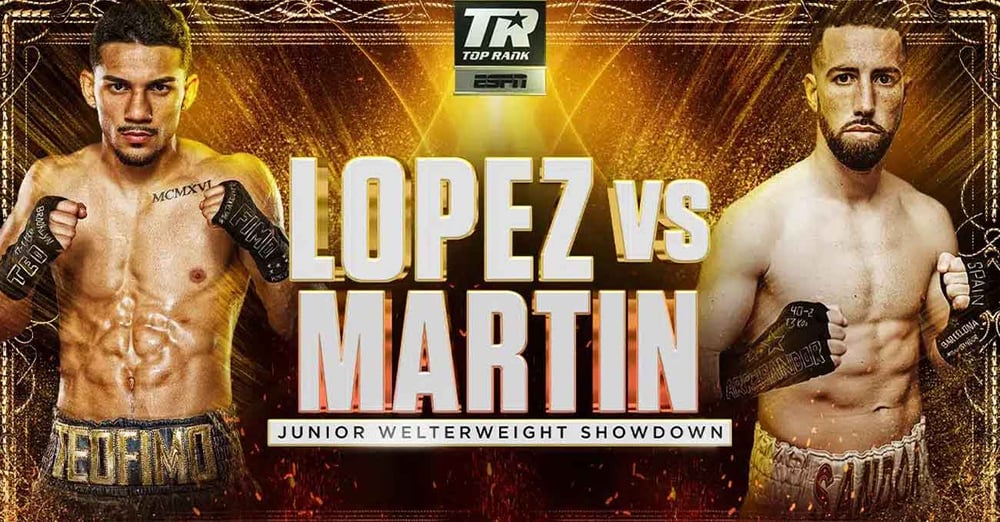 Official Teofimo Lopez vs Sandor Martin t-shirt