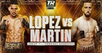 Image 3 of Official Teofimo Lopez vs Sandor Martin t-shirt
