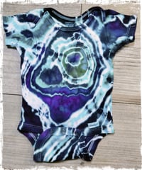 Image 1 of Geode Baby- Ice Dyed Onesie- Size 3-6 month